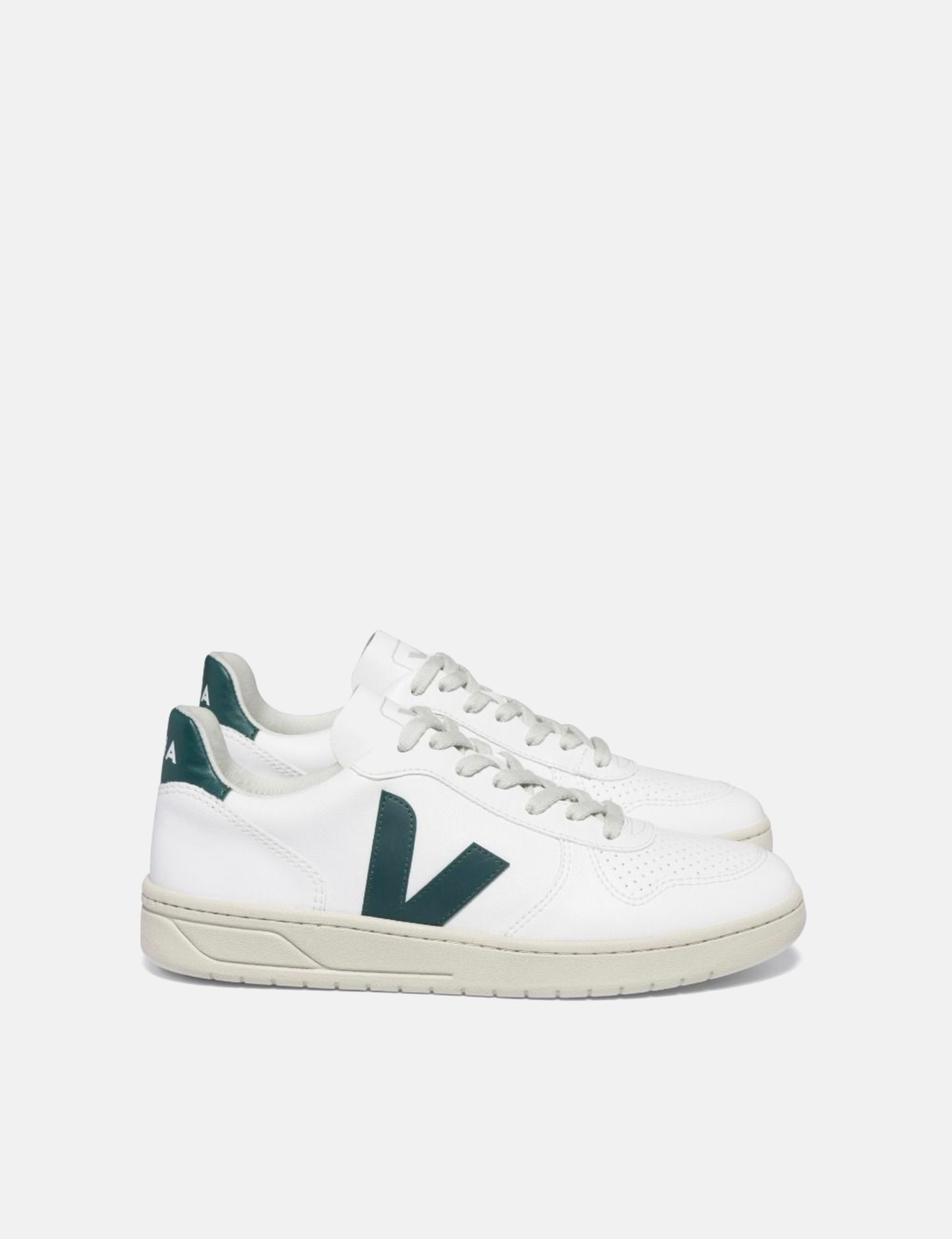 Veja V-10 CWL Sneakers in White/Brittany