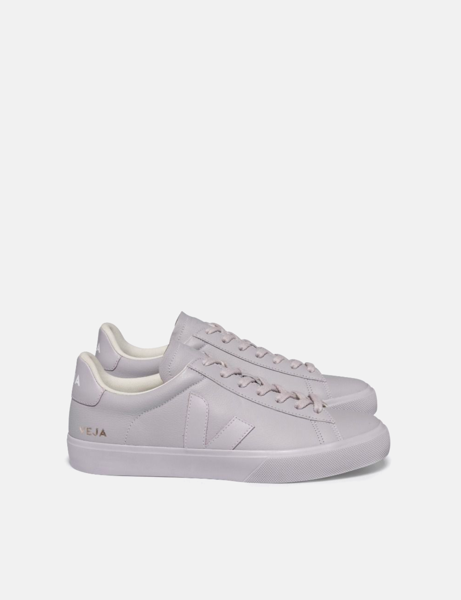 Veja Campo Women's CF Leather Sneakers in Parme