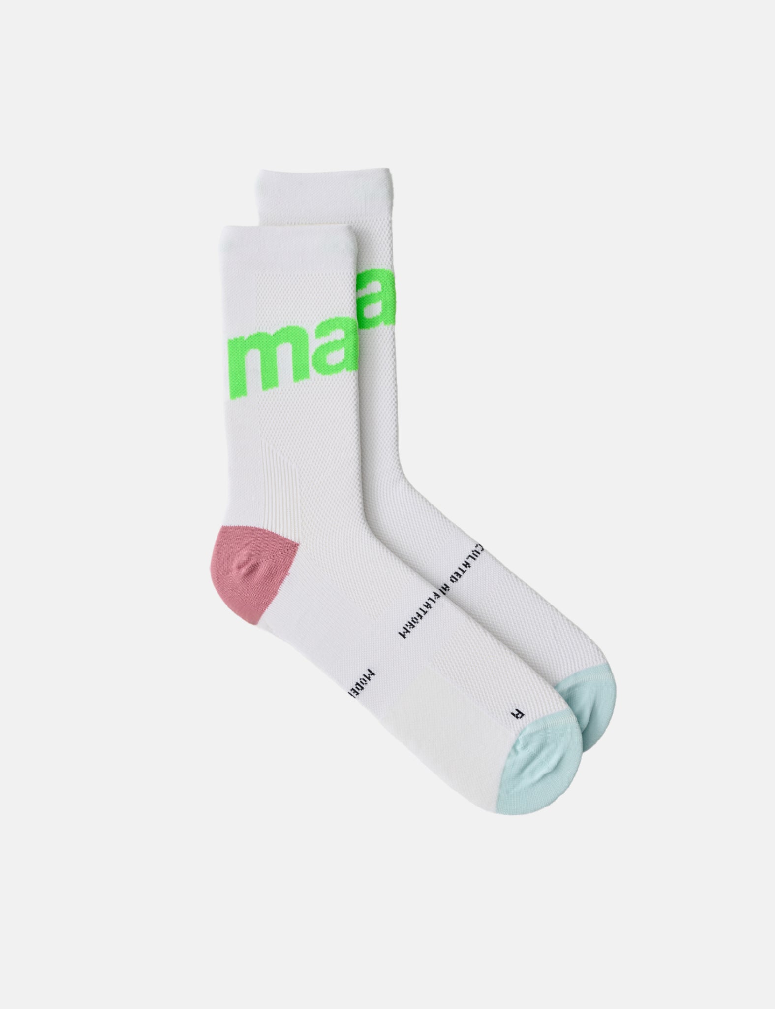Maap Performance Socks - White & Neon Green