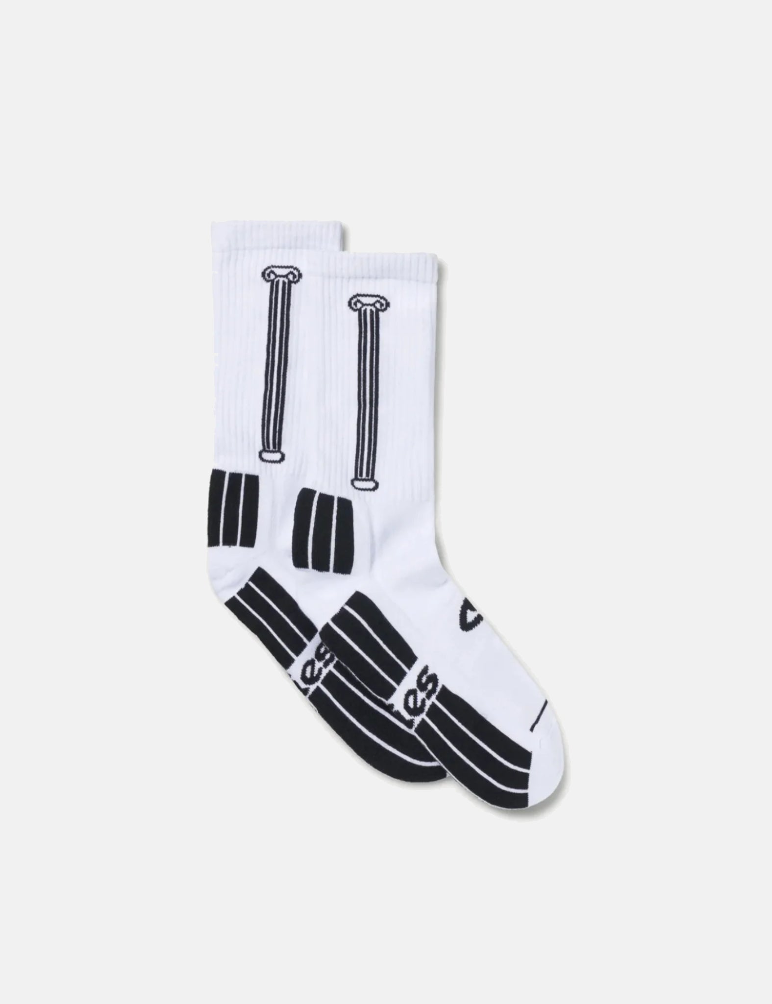 White Aries Column Socks – Stylish & Comfortable