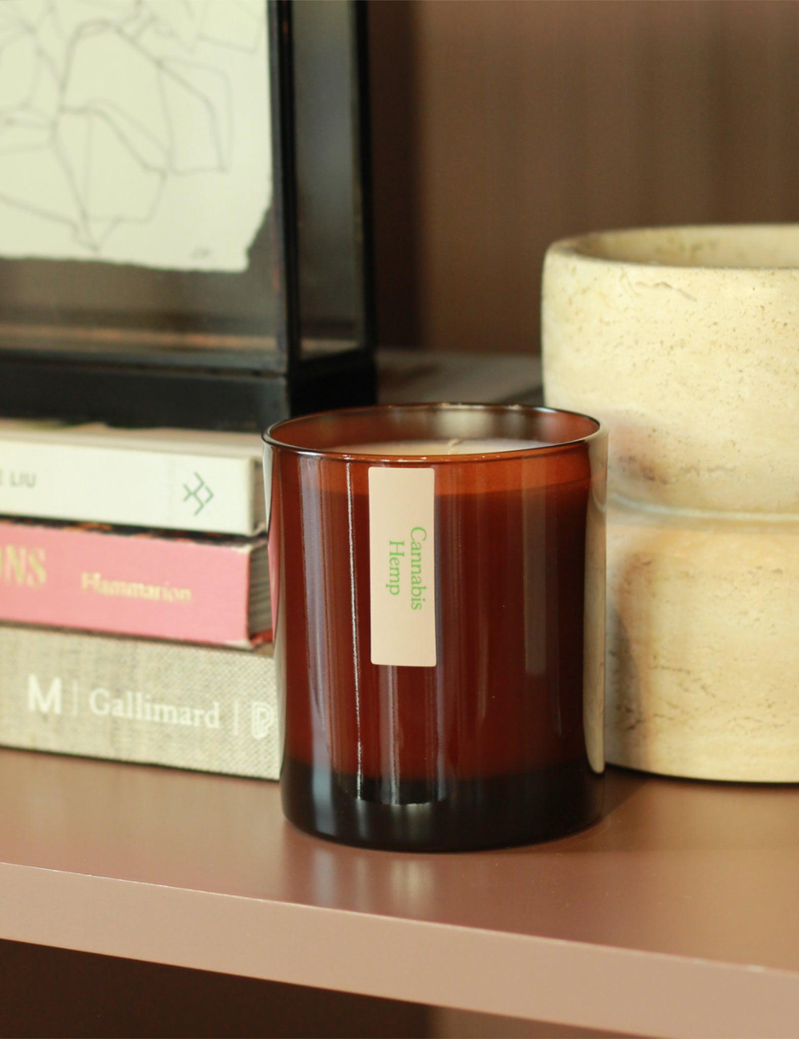 Hand-Poured Hemp Soy Candle (UK)
