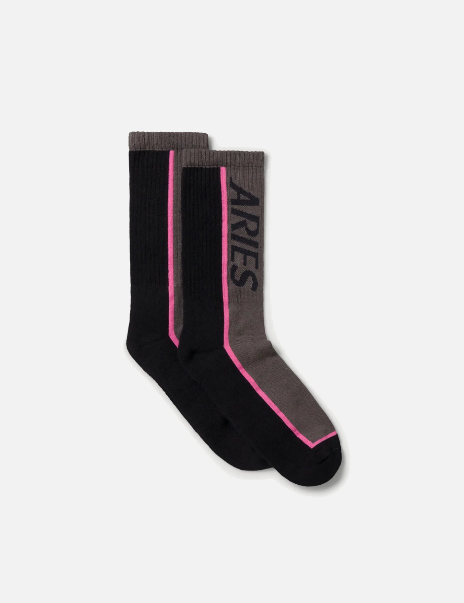 Aries Black Card Holder Socks