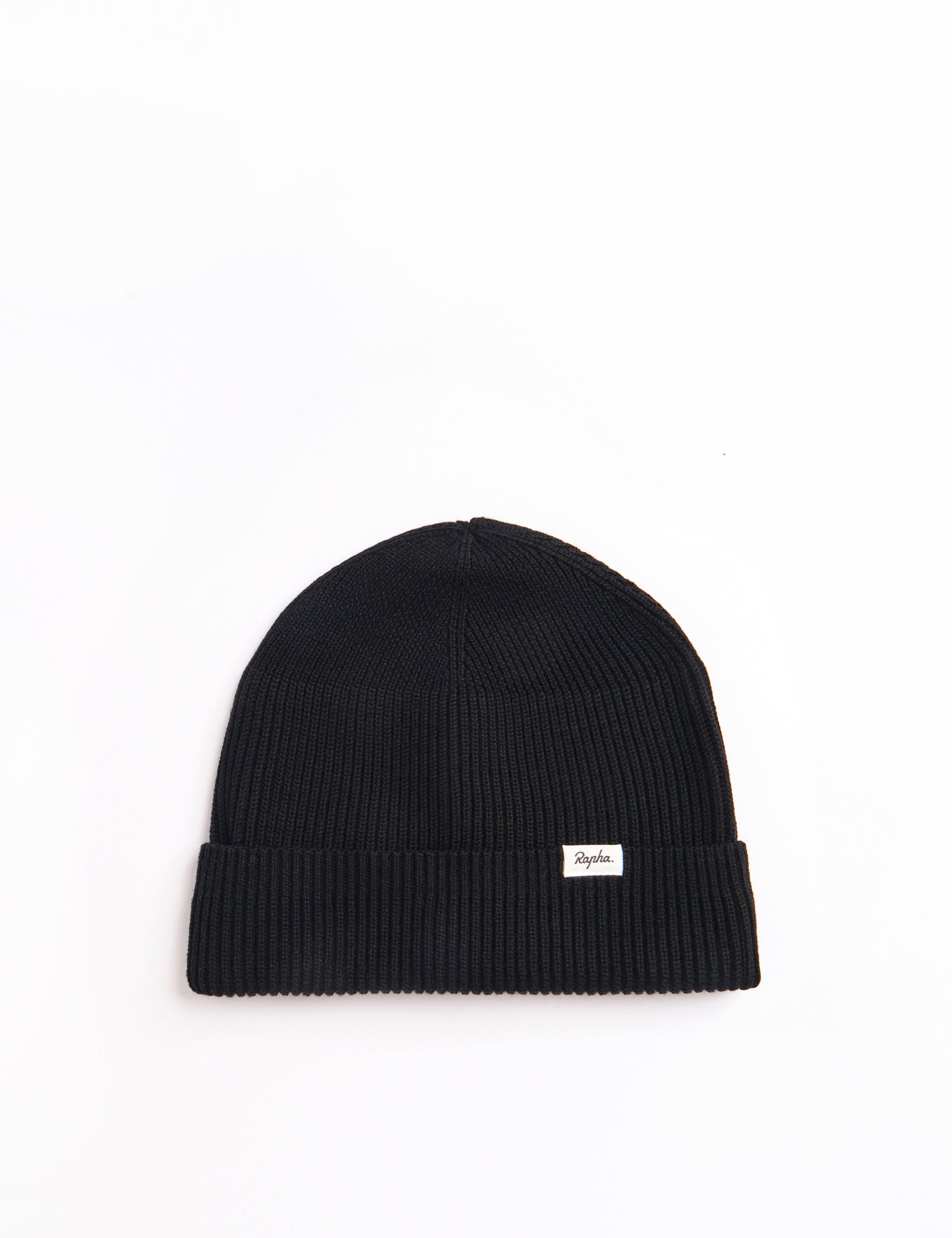 Rapha Black Logo Beanie for Cycling