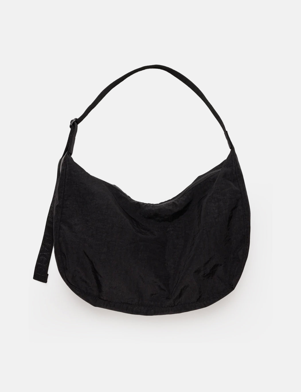Recycled Black Large Crescent Bag by Baggu